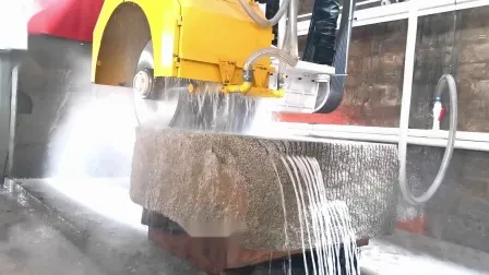 Machine de découpe automatique de bloc de pierre multi-lames à grande vitesse Hualong CE pour le quartz de granit de marbre en Inde/Afrique